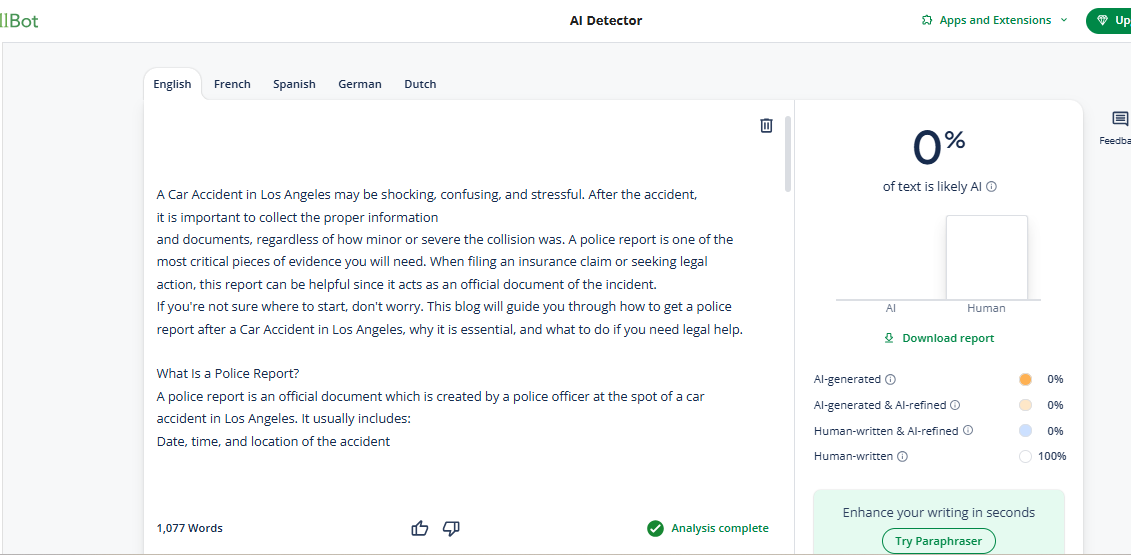 How to Get a Police Report After a Car Accident in Los Angeles image 1