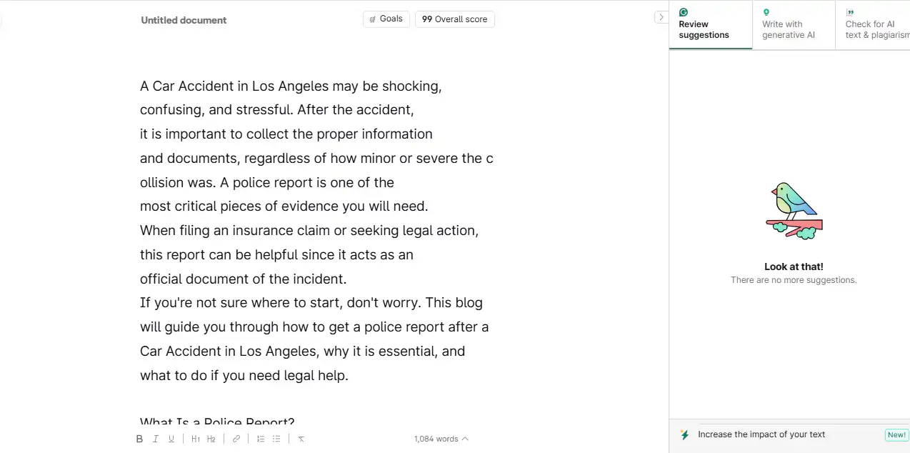 How to Get a Police Report After a Car Accident in Los Angeles